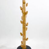 Mid-Century Modern Solid Wood Coat Rack