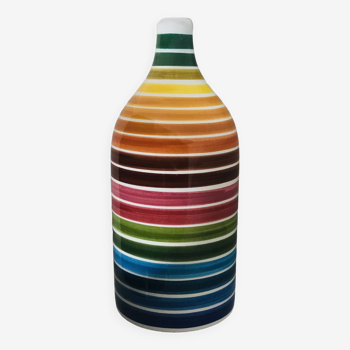 Rainbow terracotta bottle