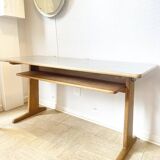 Casala grey desk – 1970s modernist design