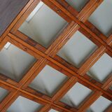 Antique Large Dutch Oak Haberdashery Shop Cabinet Folding Doors, 1920/30s