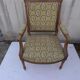 Louis XVI style bench and armchair