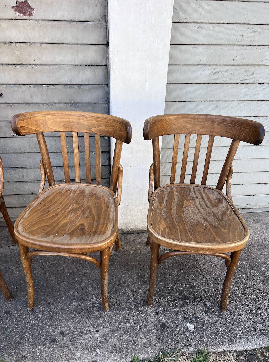 (Lot) 5 Anciennes Chaises Bistrot