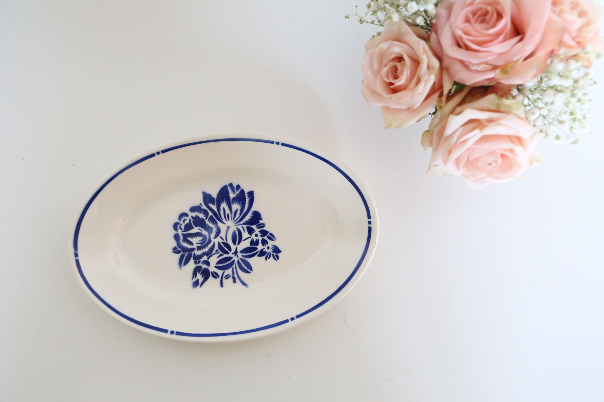 Ravier ceramic Badonviller, 1930/40, Manufacture Française