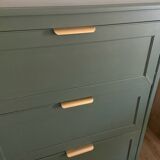 Green chest of drawers with 4 drawers
