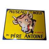 Enamelled ox muzzle plate of Father Antoine