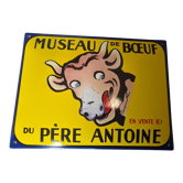 Enamelled ox muzzle plate of Father Antoine