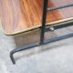 Vintage metal and formica shelf accent furniture