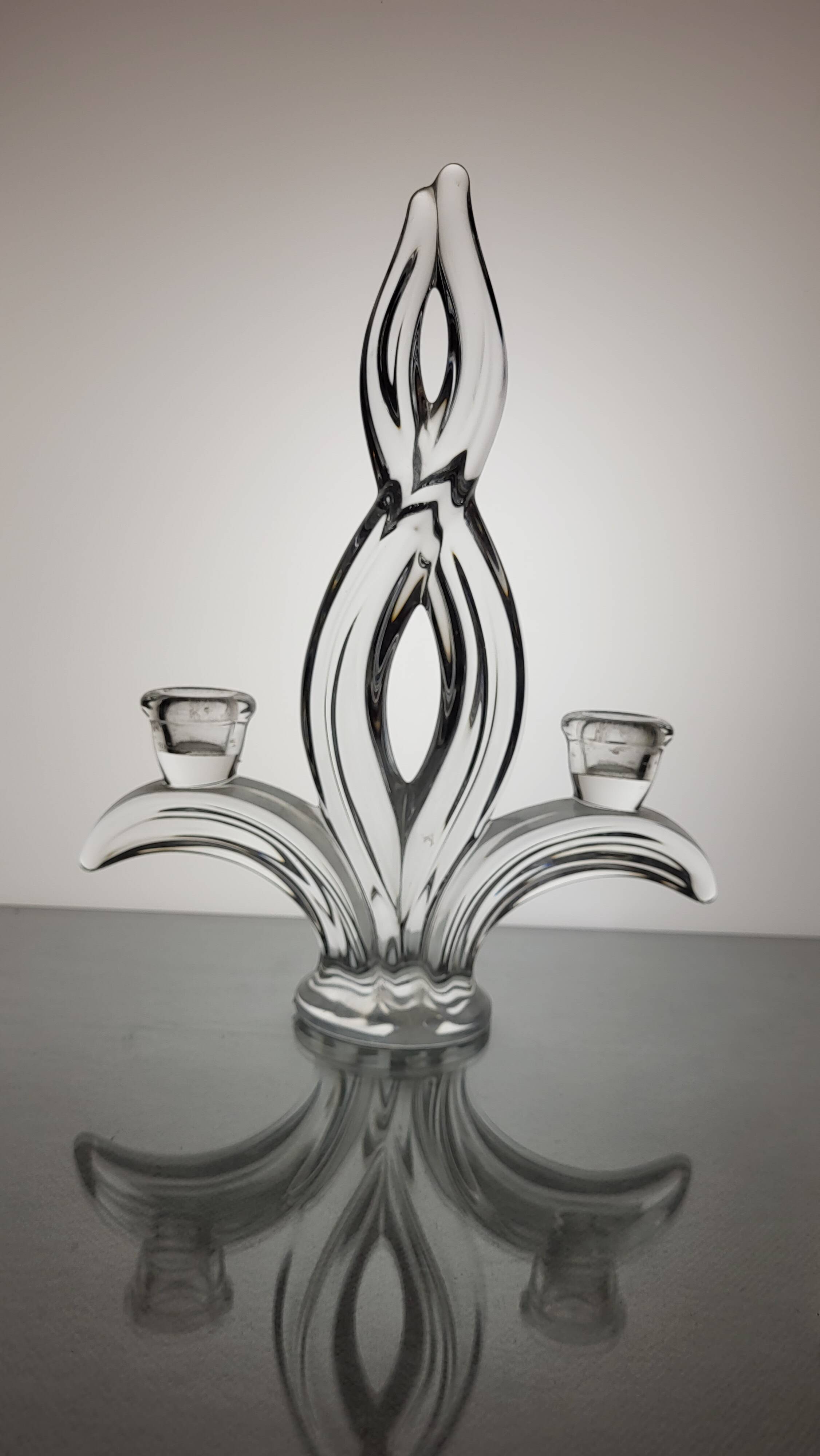 Vannes crystal candlestick holder