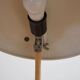 Pair of painted beige metal table lamps, 1930s