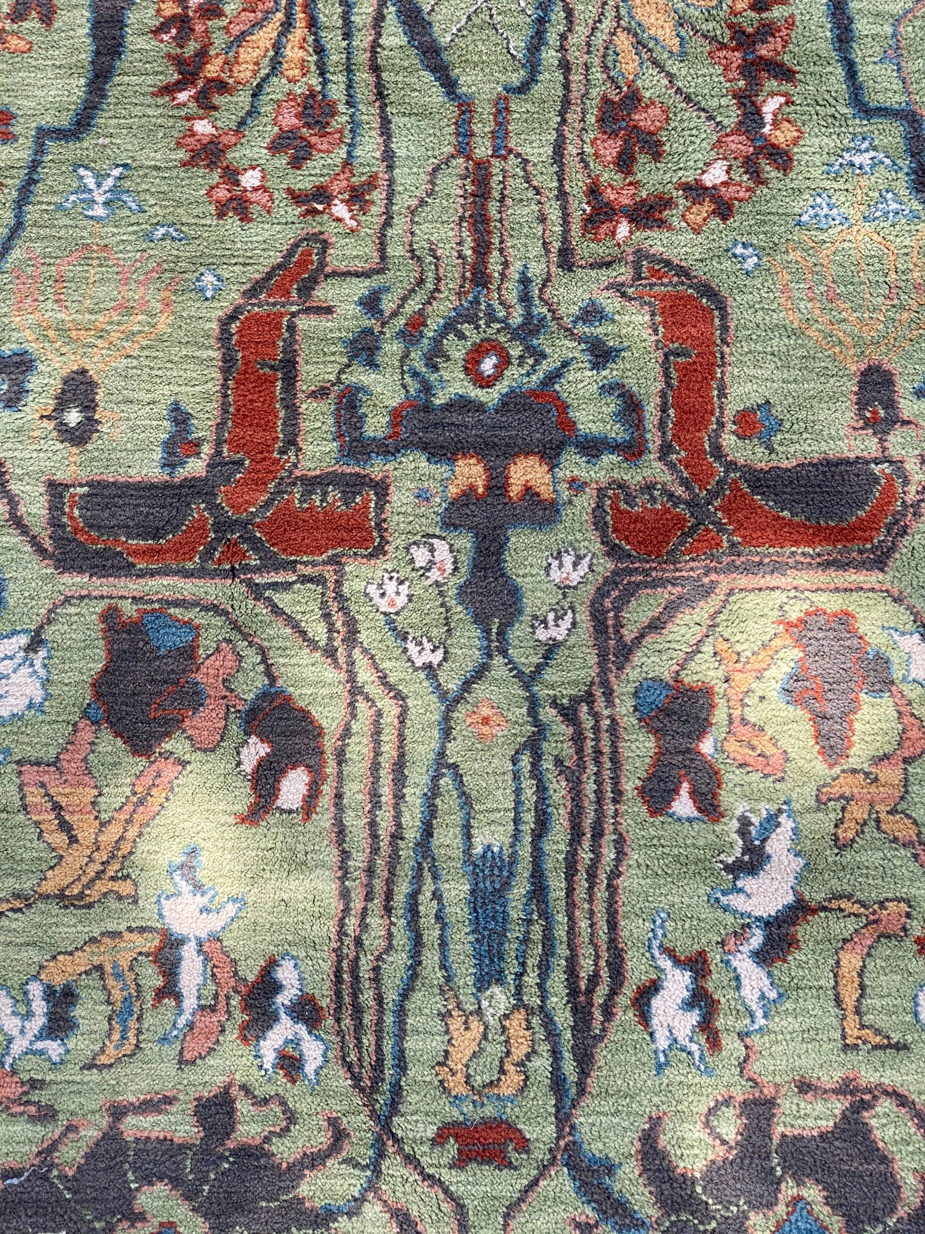 Handmade carpet in Middle East wool