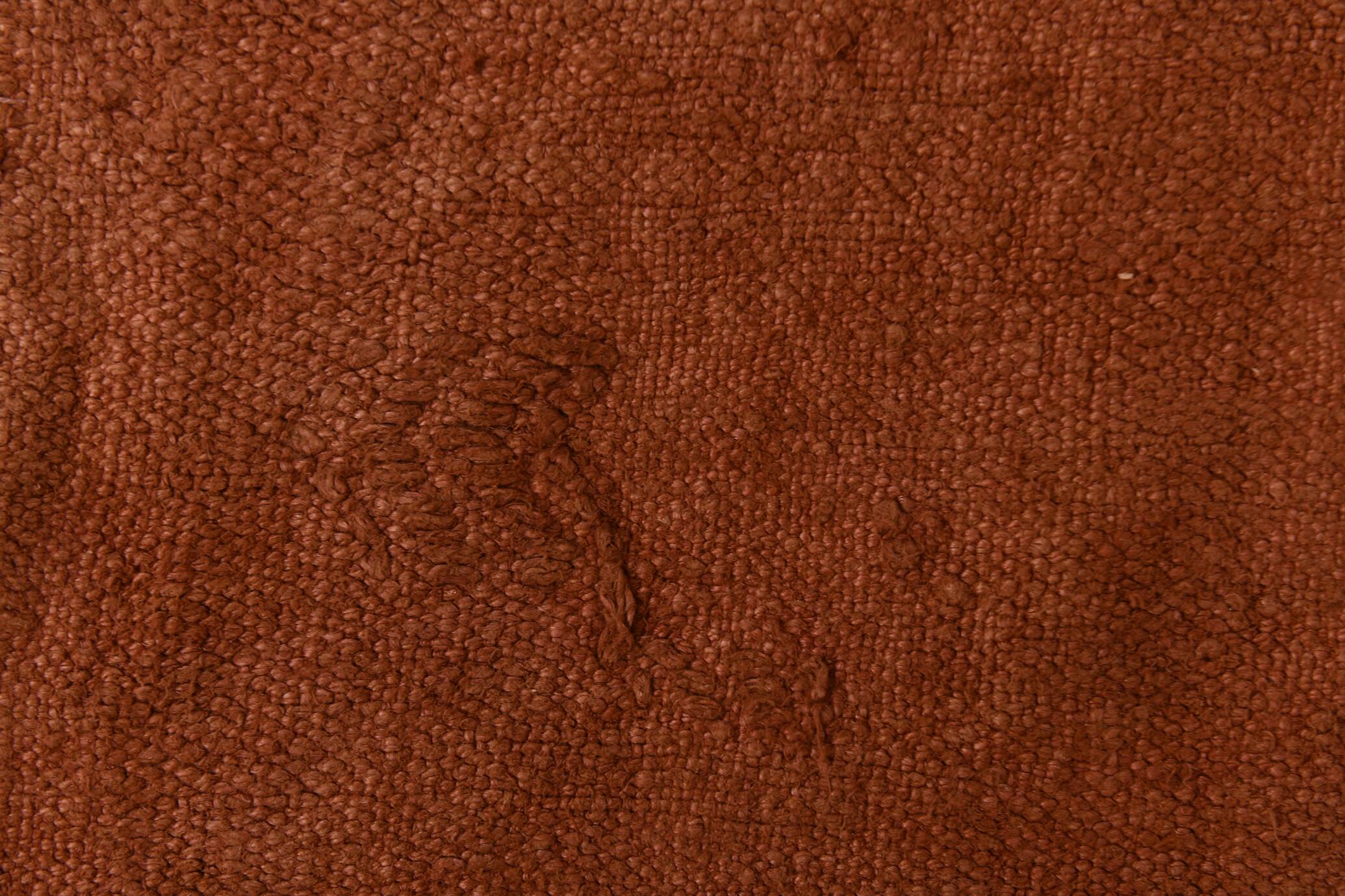 Tapis Kilim vintage fait main en terracotta 5x10, 164x305 cm