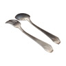 Art Deco silver metal 23-piece cutlery set