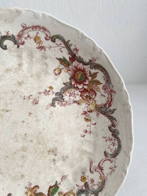 Compotier en terre de fer polychrome « Wentworth » Bishop & Stonier