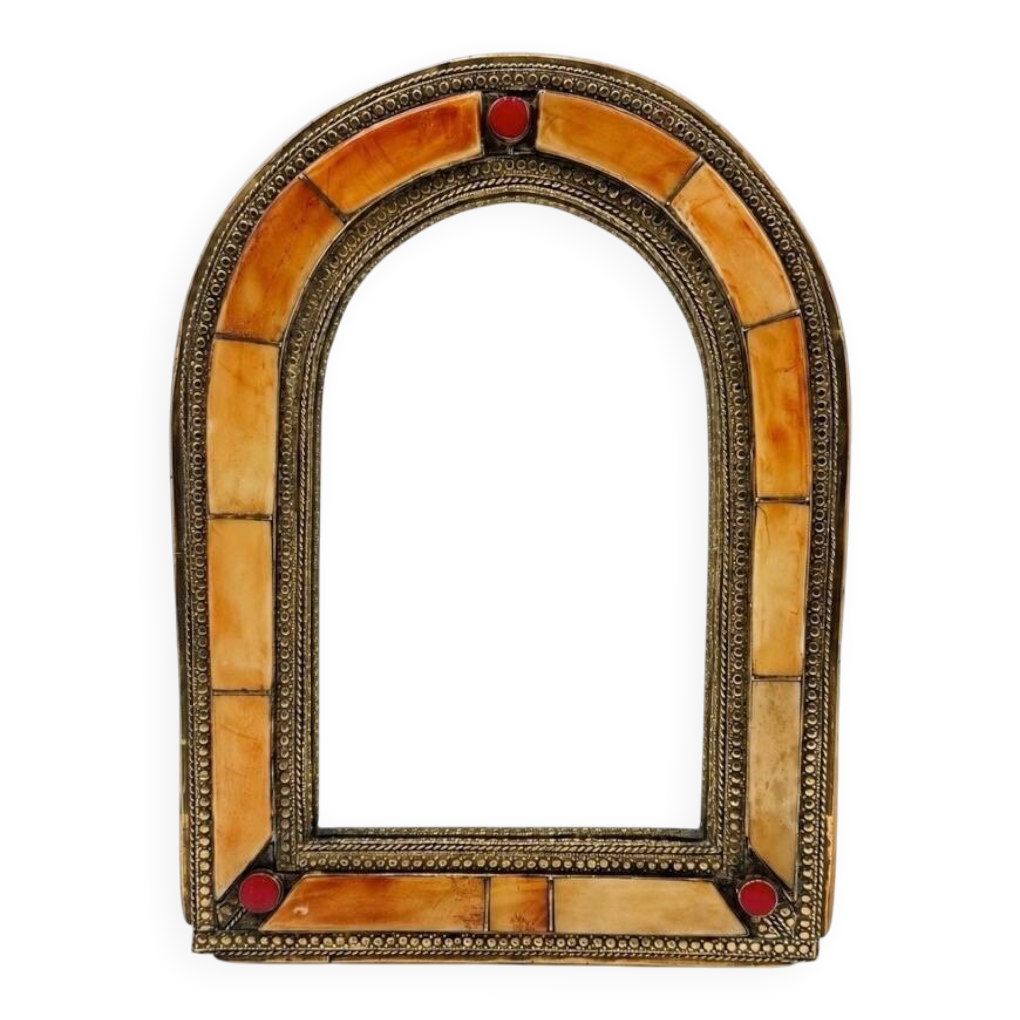 Miroir marocain laiton années 80