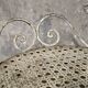 White wrought iron chair - 1940/1950