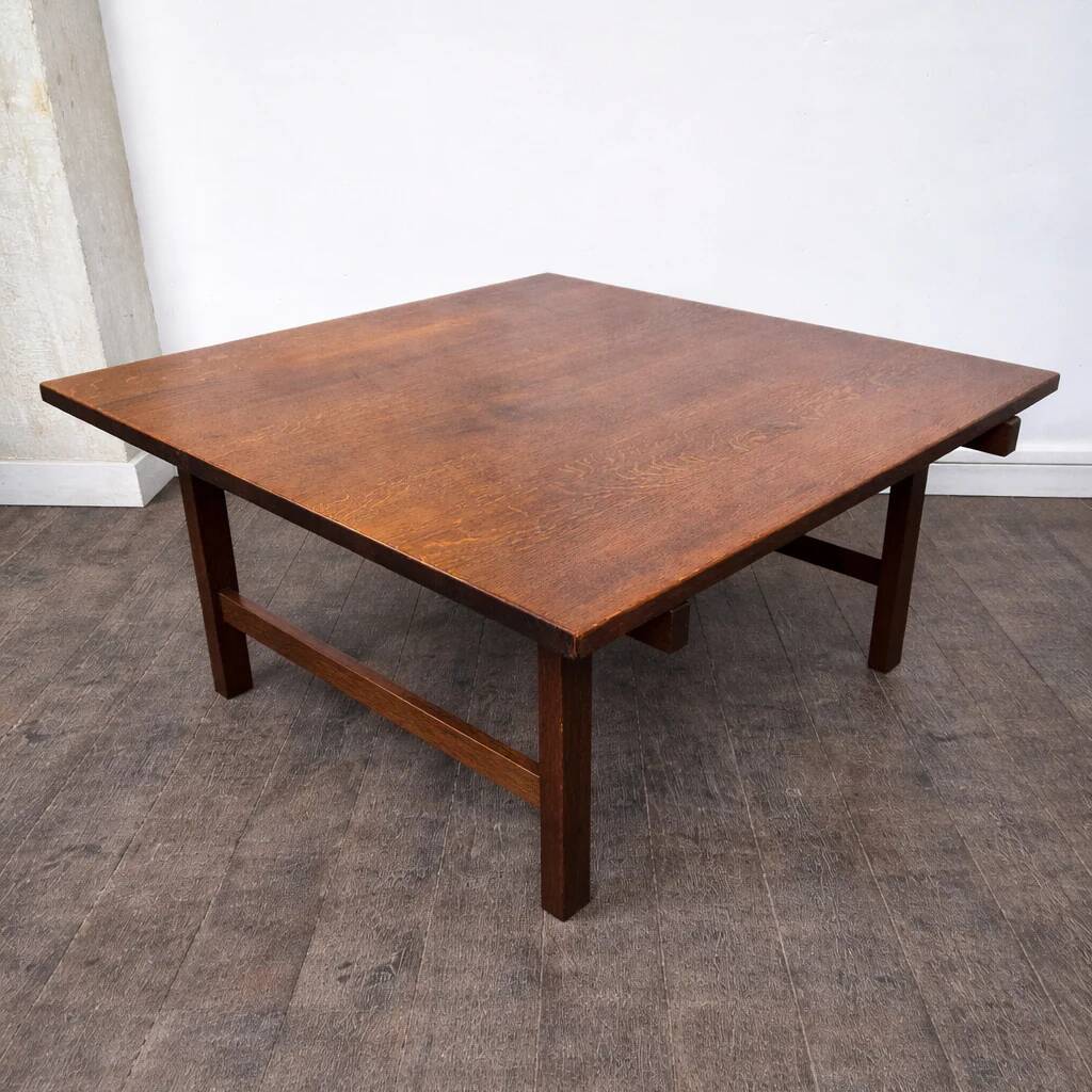 Table basse "AT22" en chêne par Hans Wegner, 1960