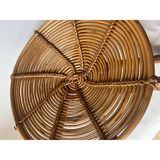 Set of 2 rattan stools