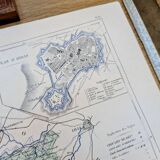 Pas-de-Calais, old map, printed in 1883.