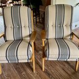 Paire de Fauteuils Vintage