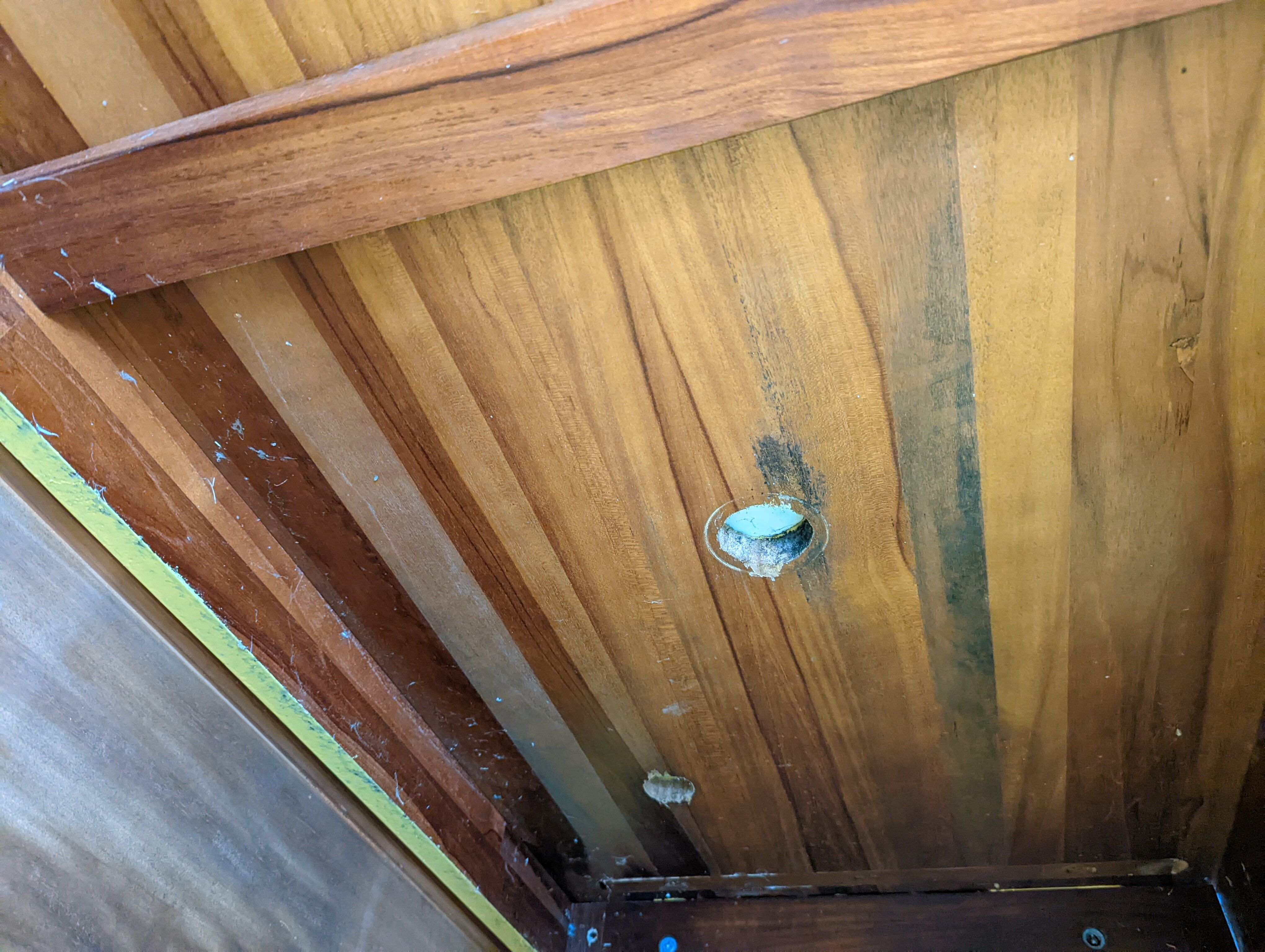 Vintage Yellow Buffet