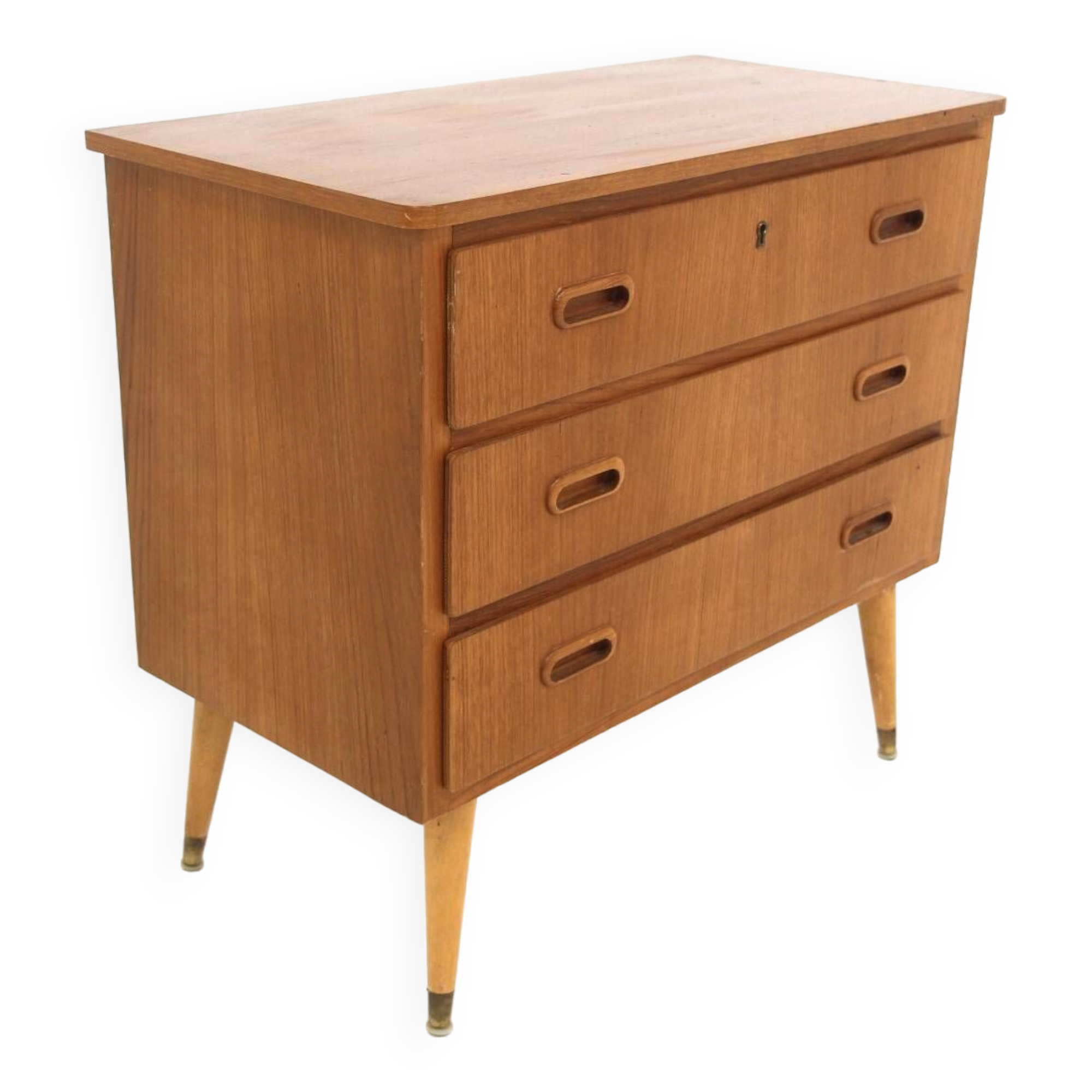 Scandinavian teak chest of drawers, Sweden, 1950