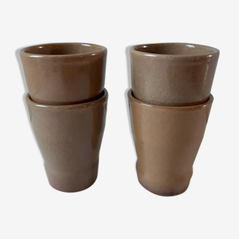 POP-UP NOEL Paris Lot 4 sandstone cups