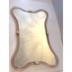 Miroir en verre de style Murano, miroir design – Simoeng, rose et