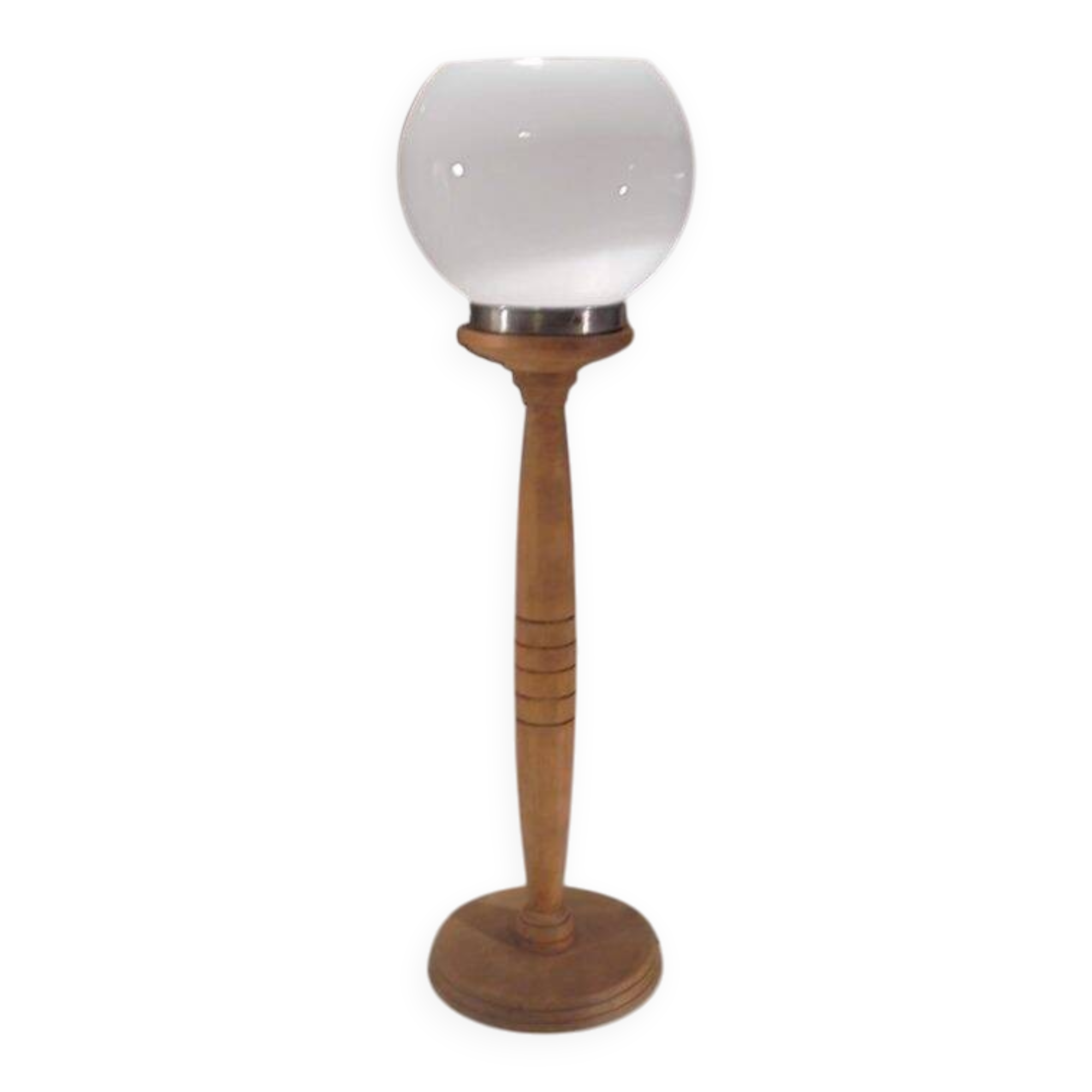 Lampe globe opaline