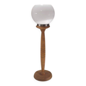 Lampe globe opaline