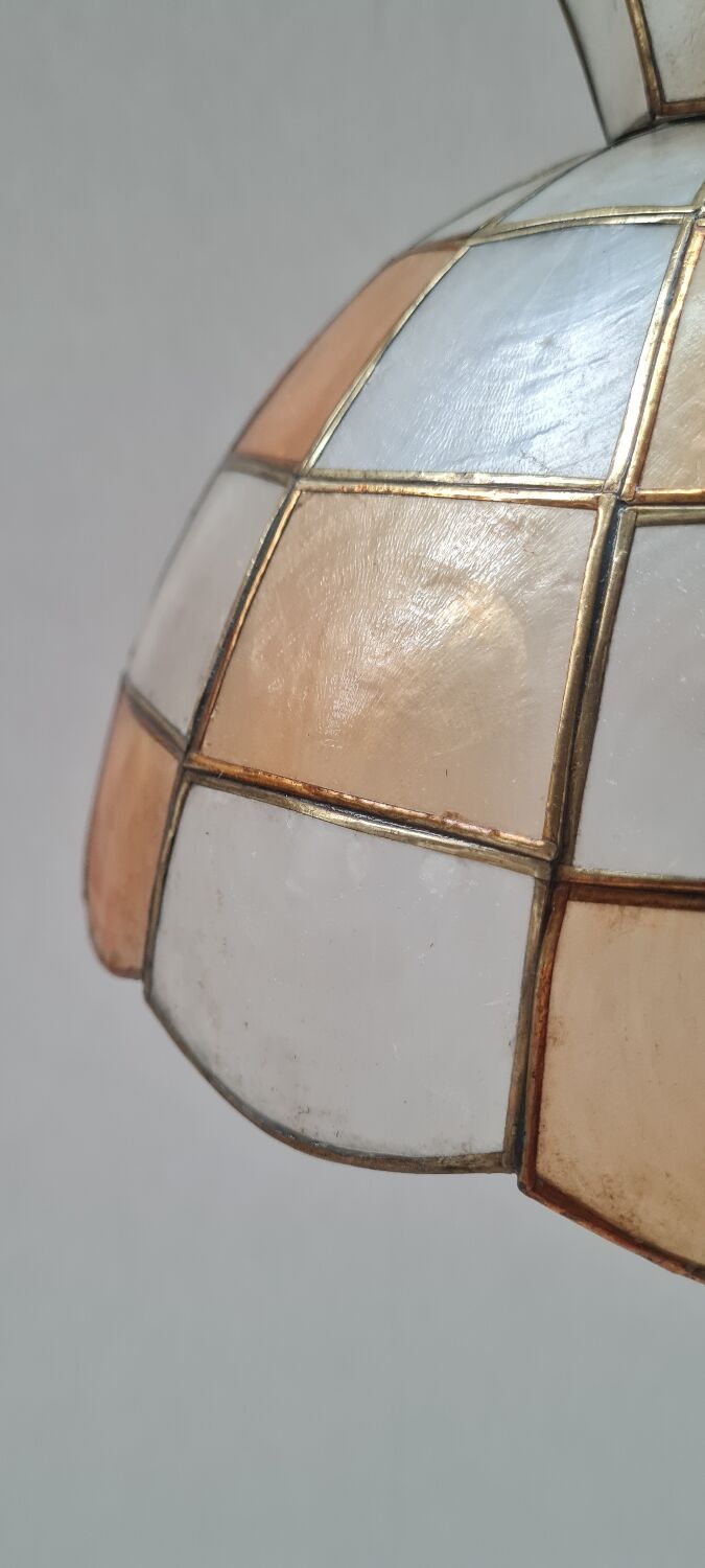 Suspension in brass and mother-of-pearl 1940