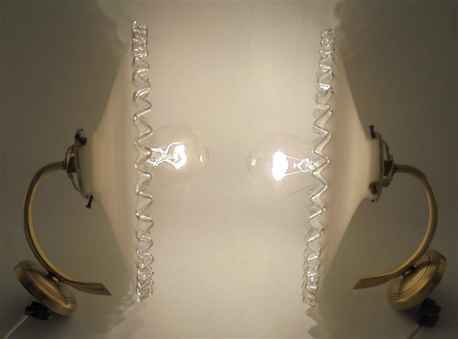 Pair of wall lamps