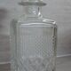 Moulded glass whisky decanter from the 60s