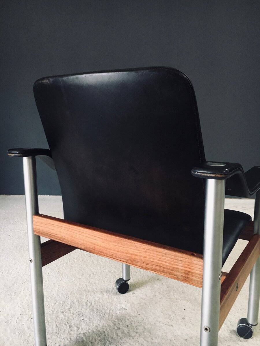 Mid-Century Modern Scandinavian Office Chair from Dyrlund, Denmark, 1960s