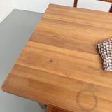 Set of table and 4 chairs, 60s mountain furniture
