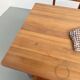Dining table and 4 chairs, mountain furniture from the 1960s.