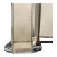 Wassily chair in white leather with chrome base