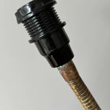 iron and brass floor lamp from the 50s