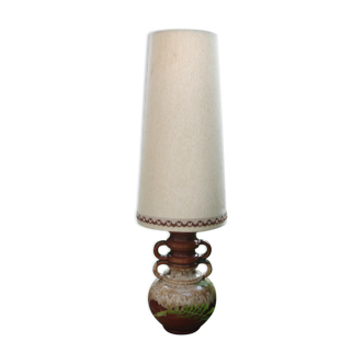 Lampe de sol ceramique vintage 1970 a oreilles