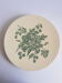 Ancien plat terre de fer Longchamp roses