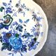 Round Mason's plate in polychrome ironstone, "Belvedere" service - early 20th century.