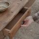 Renovated rustic farmhouse table