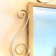 Golden mirror "Hollywood Regency" 50s Vintage (78 x 63.5)