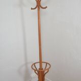 Porte manteau perroquet en bois courbé