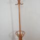 Bentwood parrot coat rack