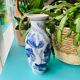 Vase chinois carpe koï vintage