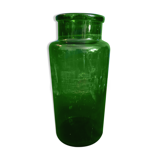 Bocal en verre vert