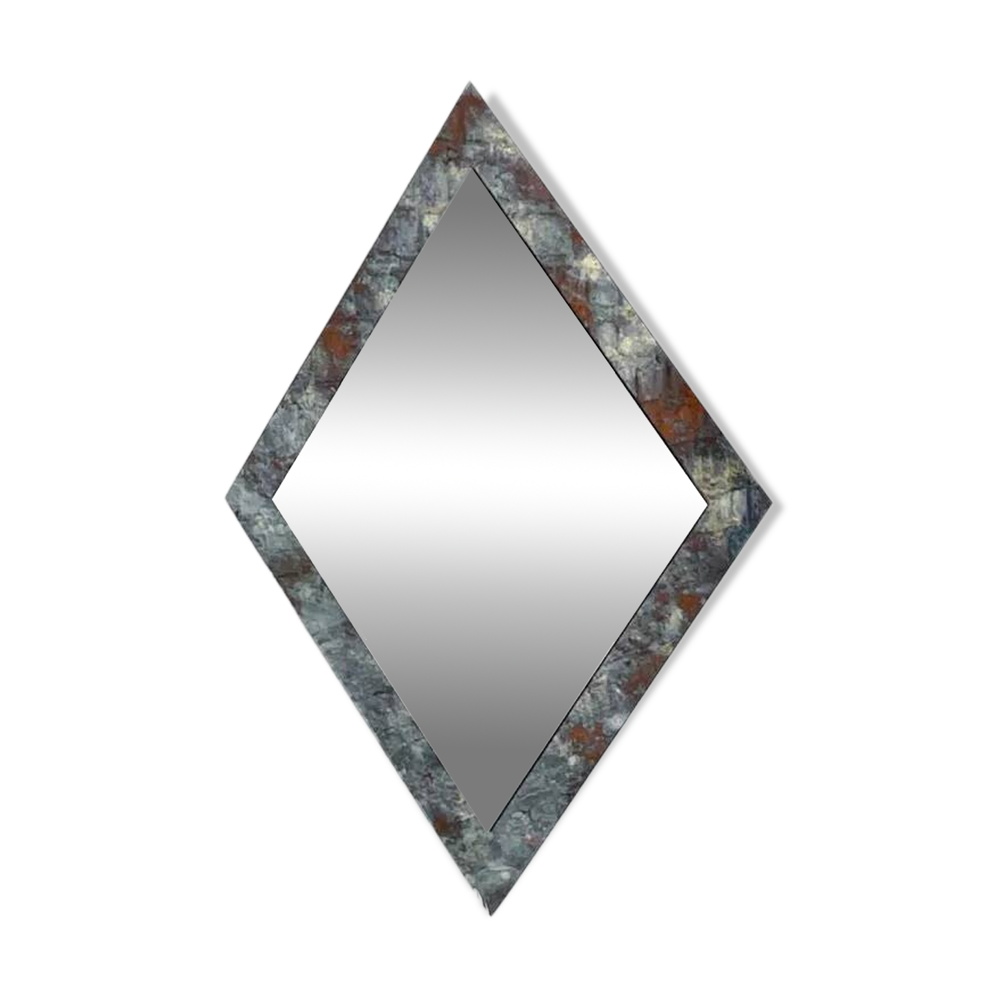 Vintage art deco beveled mirror