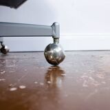 Office Chair From Up Závody On Metal Wheels, Czechoslovakia, 1970