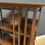 Antique revolving bookcase