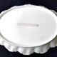 Large serving dish in white Limoges porcelain